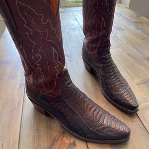 Lucchese Ostrich Leg Boots
